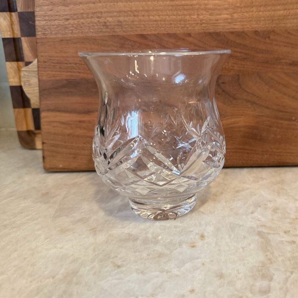 Waterford Crystal “With Love” Hurricane candle holder